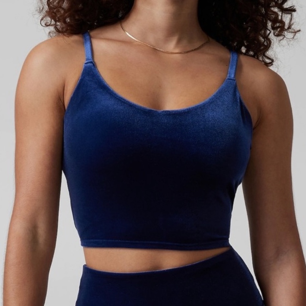 Athleta Blue Velvet Women's bra top